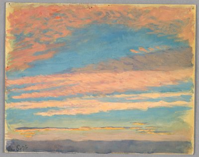 Study of Clouds, Rome, Italy by Francis Augustus Lathrop