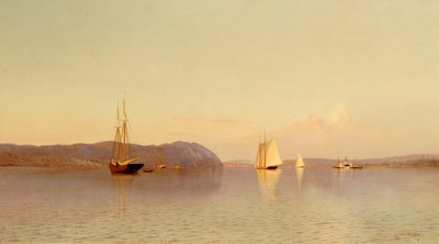 Late Afternoon, Haverstraw Bay by Francis Augustus Silva