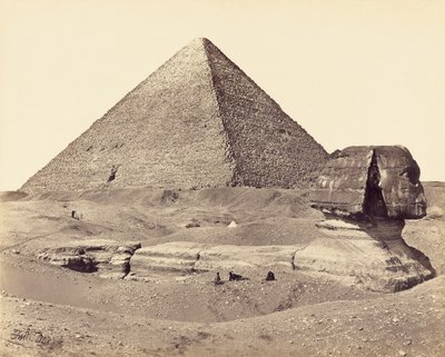 The Great Pyramid and the Sphinx by Francis Frith