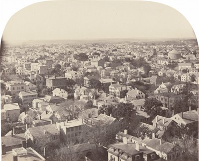 Looking Northwest from Westminster Street, Providence by Francis Hacker