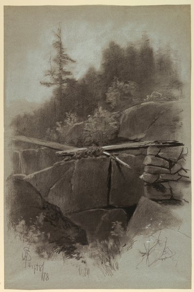 Rock Cliff by Francis Hopkinson Smith