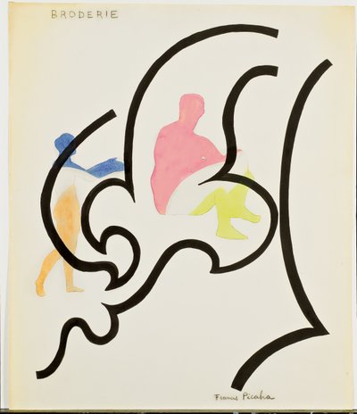 Embroidery by Francis Picabia
