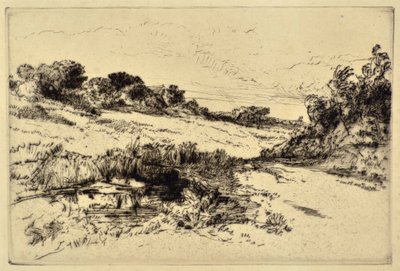 Windmill Hill No.1 by Francis Seymour Haden