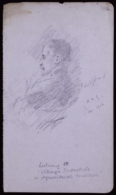 Portrait of Harold Speed by Francis Wilfred Lawson