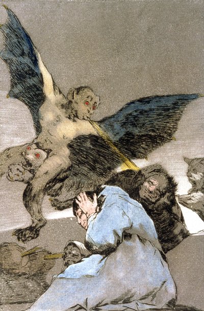 Monsters, engraving 1797-1799 by Francisco Jose de Goya y Lucientes