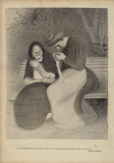 Illustration for Le Rire by Francisco Sancha y Lengo