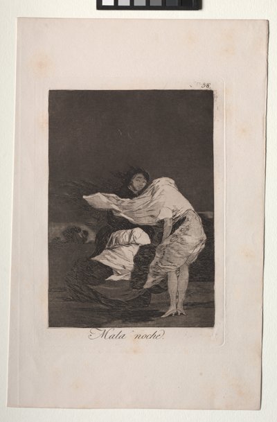 A Bad Night by Francisco de Goya