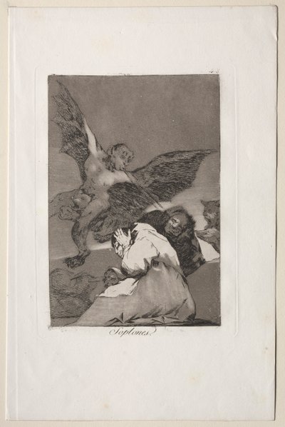 Tale-Bearers-Blasts of Wind by Francisco de Goya