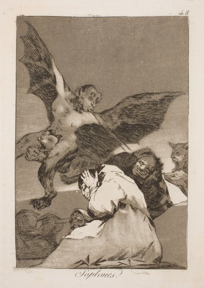 They Blow in Their Ears by Francisco de Goya