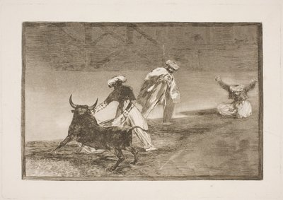 They Tease Another in the Enclosure by Francisco de Goya