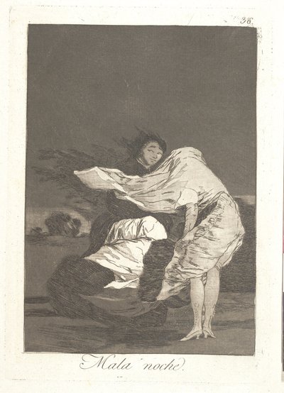 In the Darkness of the Night by Francisco de Goya