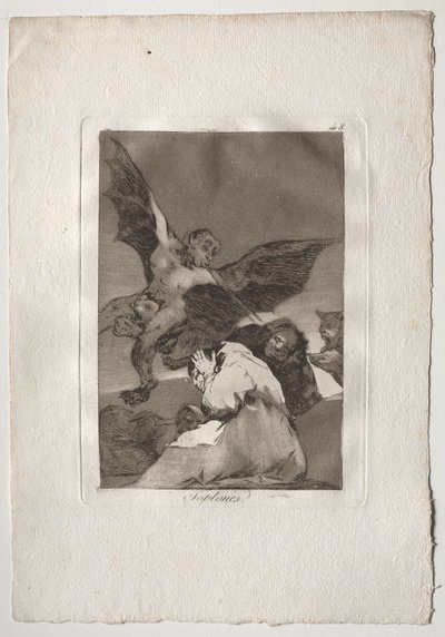 Eighty Caprices: Tale-Bearers-Blasts of Wind by Francisco de Goya