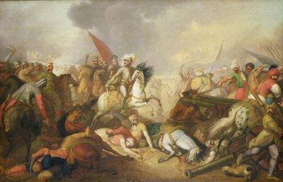 The Battle of Chocim in 1673 by Franciszek Smuglewicz