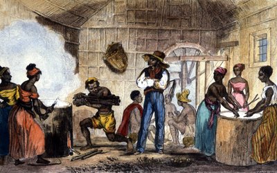 Slavery in the West Indies by Francois Hippolyte (after) Lalaisse