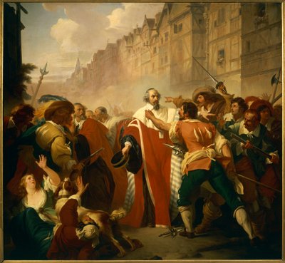 President Mole Manhandled by Insurgents by François André Vincent