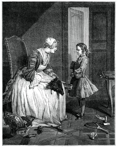 The Governess by Francois Bernard Lepicie