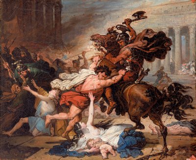 Destruction of Jerusalem by the Romans by François Joseph Heim