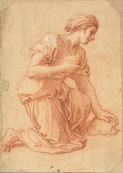 Kneeling Woman by Francois Verdier