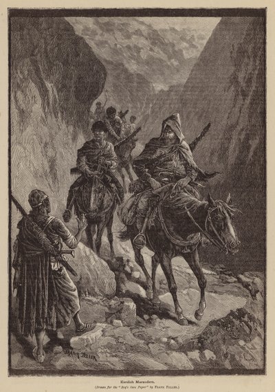 Kurdish Marauders by Frank (after) Feller