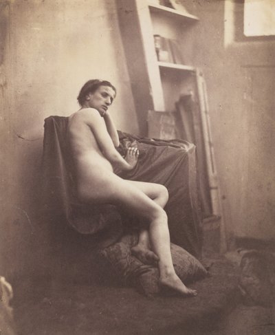 Female Nude in Studio by Frank Chauvassaigne