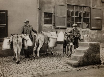 Milk Donkeys by Frank Meadow Sutcliffe