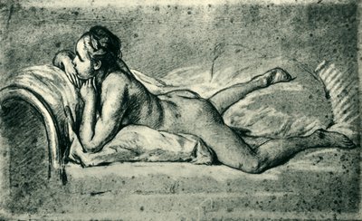 Reclining Female Nude, 1751 by François Boucher