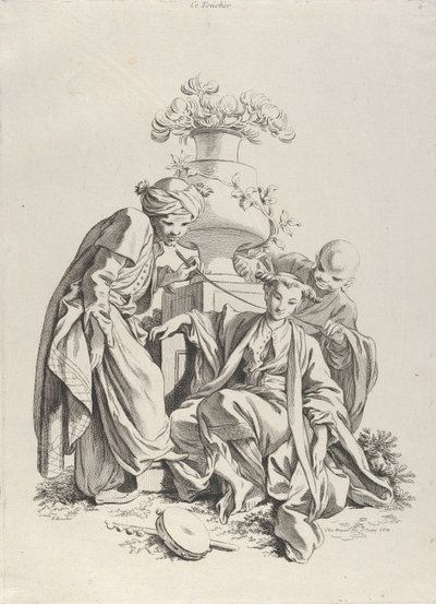 Touch, from The Five Senses by François Boucher