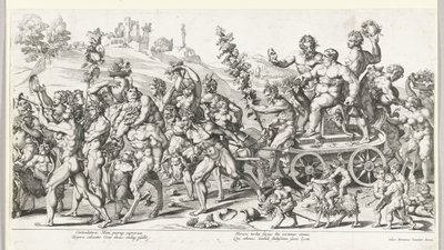 Triumph of Bacchus, Right Half by François Chauveau (attributed to)