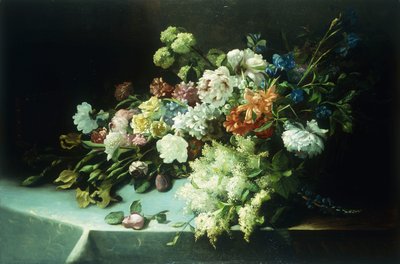 Floral still life by Frans Mortelmans