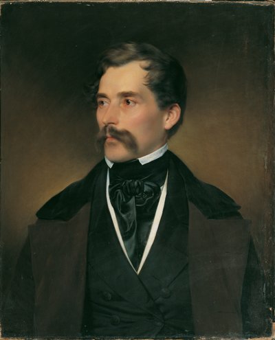 Portrait of a Gray-Haired Man with Mustache by Franz Eybl