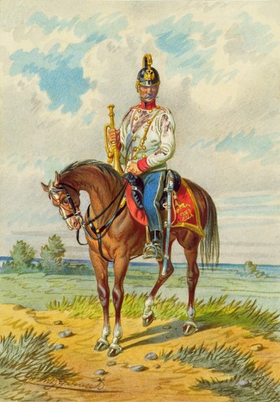 Soldier on Horseback by Franz Gerasch