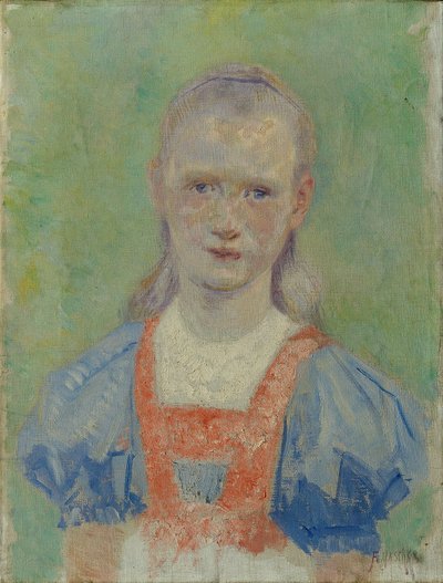 Portrait of a Girl by Franz Jaschke