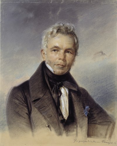 Portrait of Karl Friedrich Schinkel by Franz Krüger