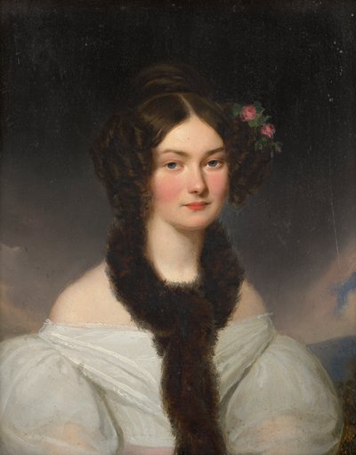 Portrait of a Young Woman by Franz Schrotzberg