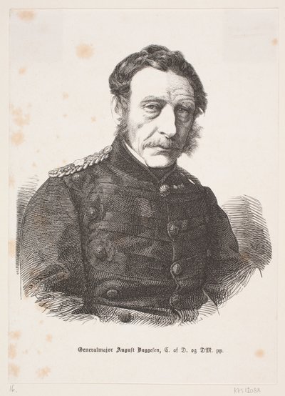 Major General August Baggesen by Franz Wilhelm Obermann