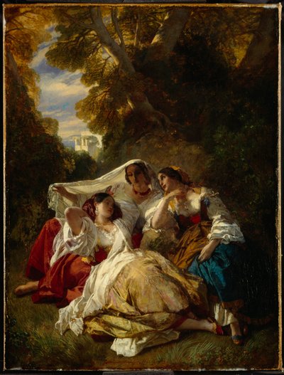 The Siesta by Franz Xaver Winterhalter