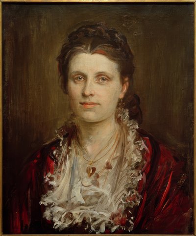 Portrait of a Lady by Franz von Lenbach