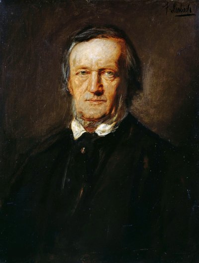 Portrait of Richard Wagner by Franz von Lenbach