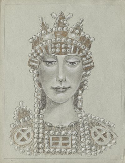 Empress Theodora by Franz von Matsch