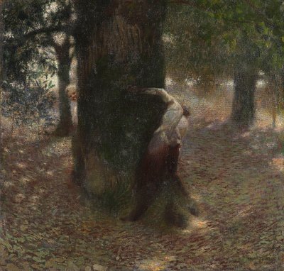 The Tease by Franz von Stuck