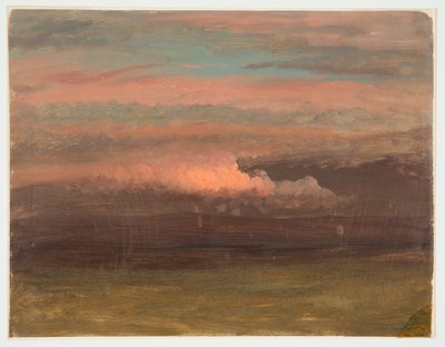 Cloud Study at Sunset by Frederic Edwin Church