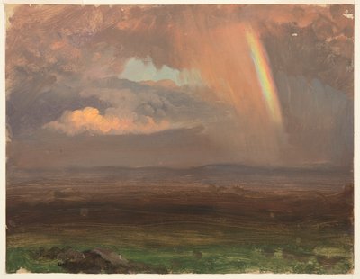 Clouds and Rainbow, Jamaica by Frederic Edwin Church