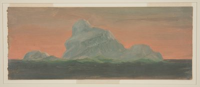 Iceberg Against Evening Sky by Frederic Edwin Church