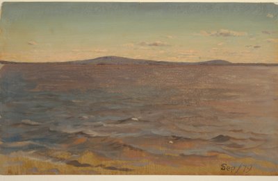 Maine Coast, Surf by Frederic Edwin Church