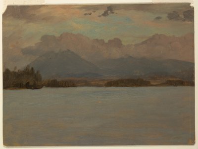 Mt. Katahdin from Lake Katahdin by Frederic Edwin Church