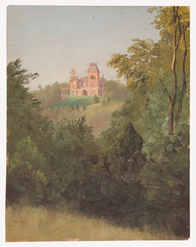 Olana from the Southwest by Frederic Edwin Church