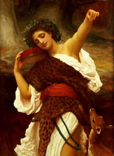 Bacchante by Frederic Leighton