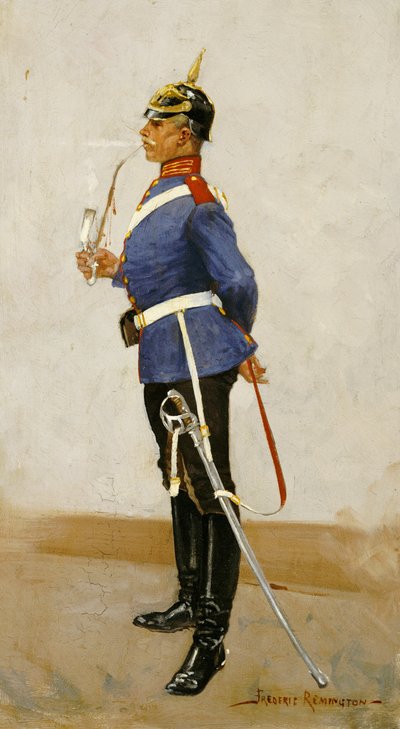 Infantry Officer, Full Dress by Frederic Remington