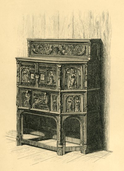 Oak Cabinet by Frederick Albert Slocombe