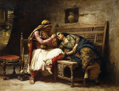 The Queen of the Brigands by Frederick Arthur Bridgman